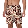 thumbnail image 2 of Uemuo Snake Pattern Mens Swim Trunks Quick Dry Board Shorts with Mesh Lining, Stretch Beach Shorts Quick Dry No-Chafing Board Shorts-Medium, 2 of 9