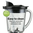 thumbnail image 5 of Hamilton Beach Quiet Smoothie Blender for Kitchen, 40 oz Jar for Smoothies and Shakes, Black, 5 of 8