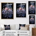 thumbnail image 4 of Designart "Chandelier euphony In Contrasts II" Glam Floater Framed Wall Art Print, 4 of 7