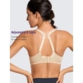 thumbnail image 3 of Sostén Deportivo SYROKAN 38D con Aros y Espalda Cruzada Beige, 3 of 6