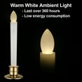 thumbnail image 2 of 2Pcs Flameless Electric Taper Candles with Remote Control Timer, Flickering 3D Wick Effect Battery Operated LED Candlesticks for Christmas Windowsill Decor, 2 of 7