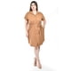 thumbnail image 4 of Vestido camisero de lino Roman Fashion /Tallas Extras, 2336 (Cafe) cafe 36, 4 of 6