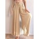 thumbnail image 5 of Pantalones Casuales para Mujer, con Cintura Elástica y Pierna , con Bolsillos. Caqui XL, 5 of 9
