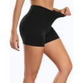 thumbnail image 6 of YEEKISUS Women High Waisted Biker Shorts Scrunch Butt Booty Lifting Shorts for Workout Gym Yoga Athletic Running Cycling Black M, 6 of 7