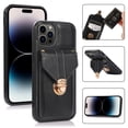 thumbnail image 1 of For Iphone 14 Pro Card Slot Lanyard Phone Case(Black),iPhone 12, 1 of 6