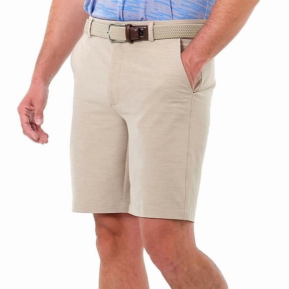 Greg Norman Men's Golf Performance Short Taupe Size 42