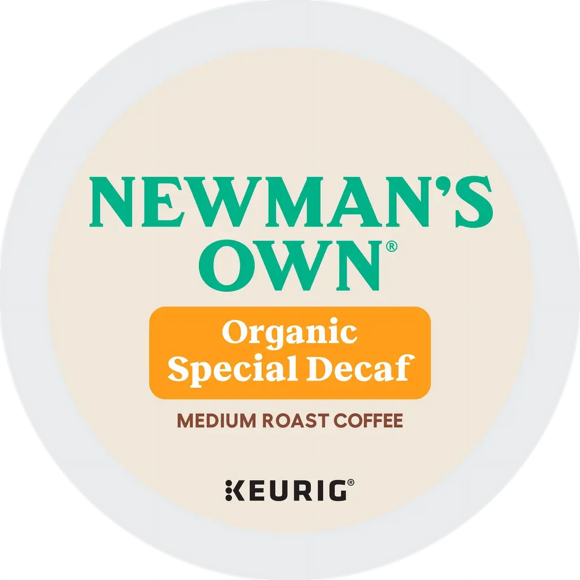 Newman's Own Organics Special Decaf Coffee, 48 K-Cup Pods, Medium Roast