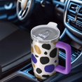 thumbnail image 6 of Leopard Print 40oz Tumbler– Stainless Steel Insulated Tumbler with Handle and Straw, Large Capacity Travel Cup for Hot & Cold Drinks, 6 of 6