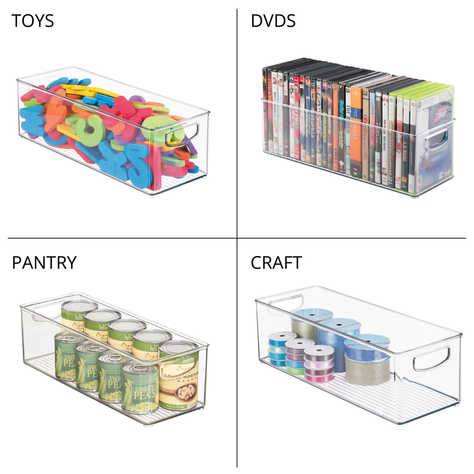 mDesign Kitchen Organizer Storage Bin - Thumbnail 5