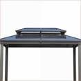 thumbnail image 3 of Gazebos 8x5FT Modern Outdoor Grill Gazebo, Slate Gray UV Resistant Hardtop for Patio Lawn Garden | Gazebo Type:Grill Gazebos | Roof Material:Polycarbonate | Gazebo Roof Type:Hard-Top, 3 of 14