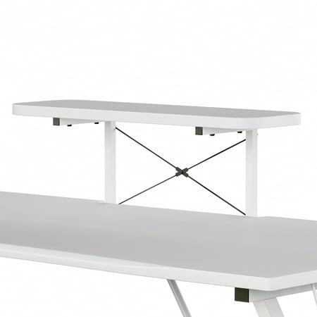 Alamont Home - Mallot Rectangle Contemporary Laminate  Gaming Desk - White