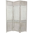thumbnail image 5 of Oriental Furniture 6 ft. Tall Open Lattice Room Divider - 3 Panel, 5 of 5