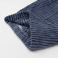 thumbnail image 4 of JTieacloth Men's Long Spa Robe Men's Striped Bathrobe Coral Velvet With Cap Absorbent Quick Drying Fashion Simple Blue, 4 of 5