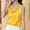 Yellow, variant on QUNYINEY Sleeveless Women Tank Top Camisole Floral Casual V Neck Tops Soft Loose Satin Tank Tops