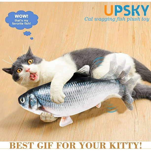 Fish cat clearance toy catnip kicker