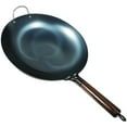 thumbnail image 2 of QUTETN Carbon Steel Wok Frying Pan for Stir-Fry Grilling Steaming, 2 of 10