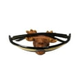 thumbnail image 6 of Whimsical Wood-Cut Look Hand-Carved Moose Eyeglasses Holder Stand, 6 of 7