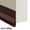 Brown, variant on Easy Install Wave Bottom Door Sweep for Soundproof and Weather Protection