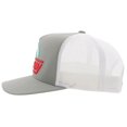 thumbnail image 3 of Hooey Youth Suds Adjustable Snapback Cap Hat (Grey/White), 3 of 4