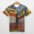 thumbnail image 3 of Waffle House Men Zipper T-shirt Summer Casual Short Sleeve T-shirt Top, 3 of 7