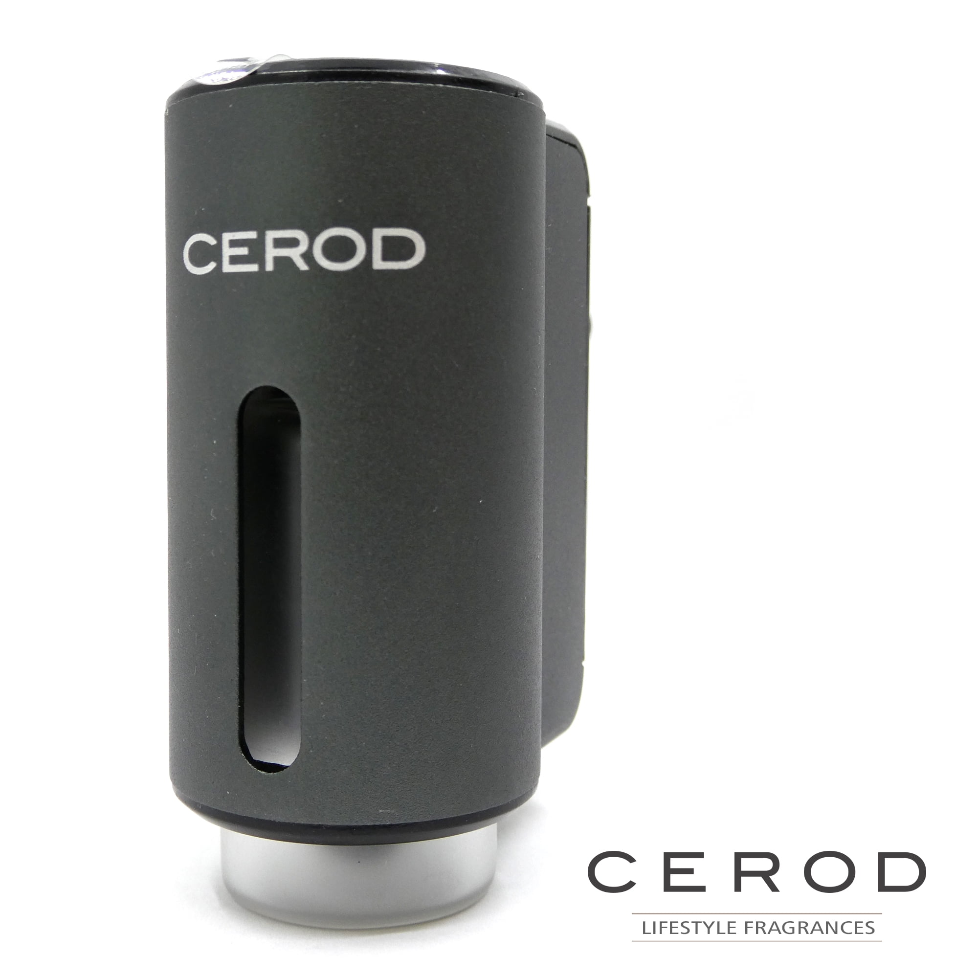 Portable Automotive Luxury Fragrance Oil Diffuser • Pre-Loaded with Turbo Lux Oil • Air Vent Clip Wireless Car Air Freshener - Rapid Recharge, Auto on/off, 10ml Glass Reservoir - Ride Share Accessory