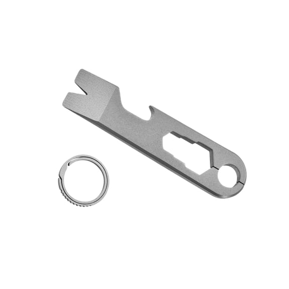 7829 Stylish Metal Alloy Mini Pry Bar With Practical Functions For Everyday Carry
