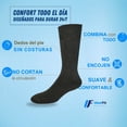 thumbnail image 3 of Calcetines de invierno Hechos de algodón. 3 pares colores obscuros, 3 of 4