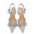 thumbnail image 5 of Ninety Union Gloria Pointed Toe Dressy Mesh Pump, Silver, 9, 5 of 5