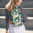 thumbnail image 5 of Disketp Flamingo Mochila de Lona Estampada, Mochila Escolar de Viaje Ligera para Estudiantes y Portátil-Small, 5 of 5