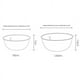 thumbnail image 4 of de Acero Inoxidable de 4 Piezas TazóN para Mezclar con Escala Tazones para Huevos de Mezcla Profunda Cuenco de Cocina Antideslizante para Hornear Ensaladas, 4 of 5