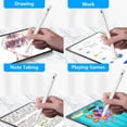 thumbnail image 2 of Stylet, Stylet Compatible pour Écrans Tactiles/téléphones iOS/Android, Stylet Rechargeable avec Pointe Haute Précision, Crayon Stylet pour Tablette Apple/Android/Samsung, 2 of 5