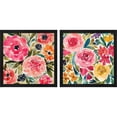 thumbnail image 1 of Great Art Now Summer Petals by Cheryl Warrick, 2 Piece Framed Art Set Each 13.25"W x 13.25"H, 1 of 3