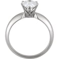 thumbnail image 3 of Pear Diamond Solitaire Engagement Ring 14K White Gold 0.83 Ct, (H Color, si3 Clarity), 3 of 4