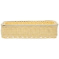 thumbnail image 3 of 3pcs Rectangular Woven Basket Multi-functional Woven Basket Fruit Basket Vegetable Storage Basket, 3 of 7