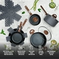 Thyme & Table NonStick 12 Piece Cookware Set, Smoke Gray
