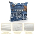 thumbnail image 4 of Nawypu  Throw Pillow Covers Blue and White Chinoiserie Porcelain Inspiration Gorgeous Fashion Home Sofa Cushion Cover Throw Pillowcase Gift for Couch Indoor Bed, 4 of 5
