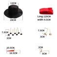 thumbnail image 4 of Kit De Vestir Muñeco De Nieve Christmas Snowman Dressup Set DIY Simulación Snowman Making Kits Decor (13pcs) Hugtrwg Libre de BPA, 4 of 9