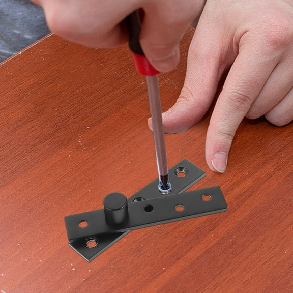 Hidden Hinge Hinges Heavy Duty Revolving Door Hinge 9.50X2.20X2.00CM Black