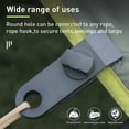 thumbnail image 6 of SMOIVE 12pcs Tarp Clamp Clips Heavy Duty Lock Grip for Camping Awning Canopy ( Black ), 6 of 9