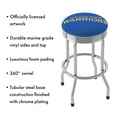 thumbnail image 3 of Trademark Gameroom Golden State Warriors Fade Chrome Ribbed Barstool, 3 of 5