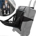 thumbnail image 1 of Baby Travel Seat For Luggage, Kids Ride-on Suitcase Seat, Protable Folding Suitcase Seat With Safety Belt For Baby Comforts Travel, 1 of 5