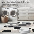 thumbnail image 5 of ODIKA 8'x10' Machine Washable Non-Slip Area Rug, Modern Black and Spotted with Bold Geometric Design High Traffic Rug, Gray, 116951, 5 of 7