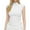 White, variant on Youmylove Fashion Tops for Women Summer Semi High Neck Solid Color Slim Fit Sleeveless Girl Style Vest Basic Versatile Blouses