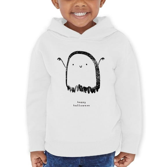 Cute Halloween Ghost Hoodie Toddler -Image by Shutterstock, 2 Toddler