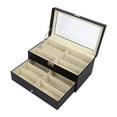 thumbnail image 3 of Runquan Display Case Jewelry Collection Case Storage Organizer Showcase Glasses Case 12 Grids, 3 of 8