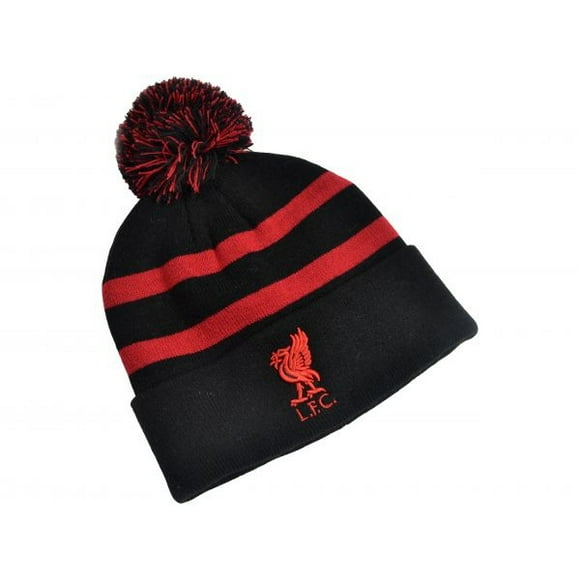 Liverpool - Black & Red Pom Beanie