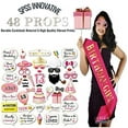 thumbnail image 5 of SPSS INNOVATIVE Girl 13th Birthday Decorations 153 Pcs with Sash, Cake Topper, Banner, Confetti, Props, Backdrop, Balloons, Rose Gold, her gift, finally teen, 13 yrs age girl, No# 1 Kit, 5 of 10