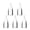 0.5mm, variant on 5PCS Straight for Pen Nibs EF/F Pen Tip Replacement Fit for Most Fountain Pens Student Writting Tools Accessorie