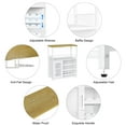 thumbnail image 4 of Gabinete Bar para Vinos con Rack y Porta Copas, Moderna Cava con Puerta de Malla, Buffet Industrial para Bar en Casa, 4 of 7