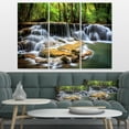 thumbnail image 3 of Designart 'Level Six of Huai Mae Kamin Waterfall ' Canvas Print, 3 of 3